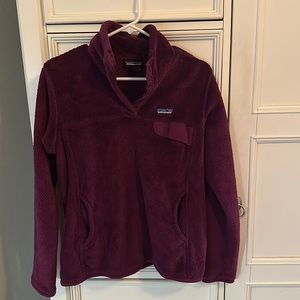 Patagonia 1/4 fleece. Plum/Purple. Size Large. VGUC